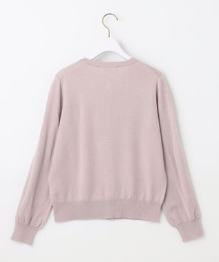 ANY SIS 【洗える】ウールブレンド カーディガン ローズグレー