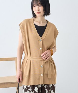 AMERICAN HOLIC 金ボタンニットジレ