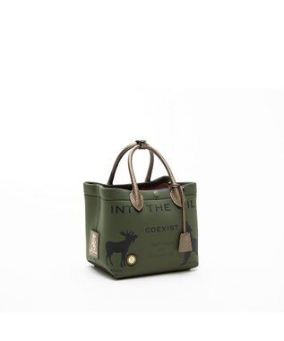 A.D.M.J. 【魔法のように軽い】マジックライト/キューブトート21cm(Dカン＋) KHAKI,L