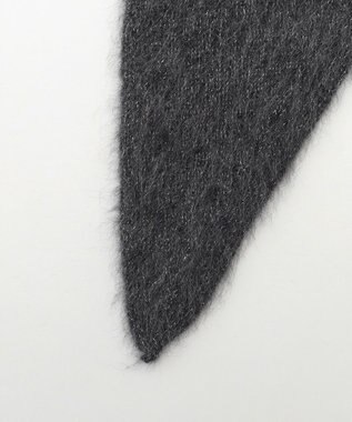 ICB 【30th ANNIVERSARY】ルレックスフォックスアルパカ ニットスカーフ ミディアムグレー