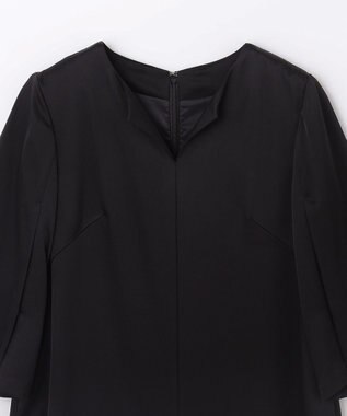 GRACE CONTINENTAL サテンオールインワン ブラック