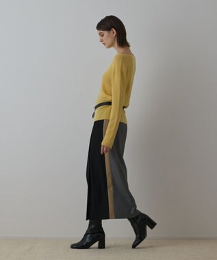 GRACE CONTINENTAL タックタイトスカート ブラック