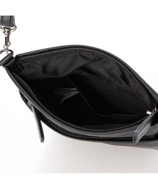 LA BAGAGERIE モノグラムデイリースマホポシェット ブラック