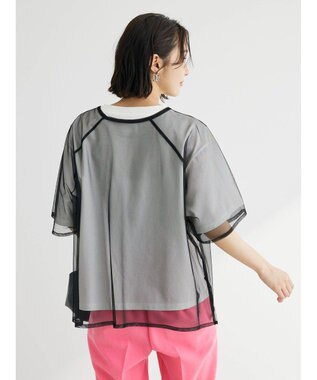 Green Parks ＳＥＴ２点　チュール＋ロゴＴｅｅ Black