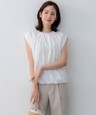 組曲 L 【先行予約・WEB限定】サマージャージーバルーンシルエット カットソー ホワイト系
