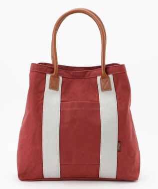 UNBILLION Otias 9号キャンバスパラフィン加工トート レッド