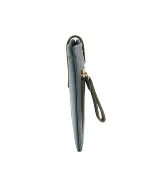 genten フレスコ 薄束入れ財布 グリーン