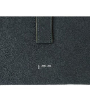 genten フレスコ 薄束入れ財布 グリーン
