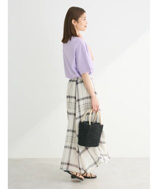 Green Parks 多段カレッジロゴボックスＴシャツ Purple