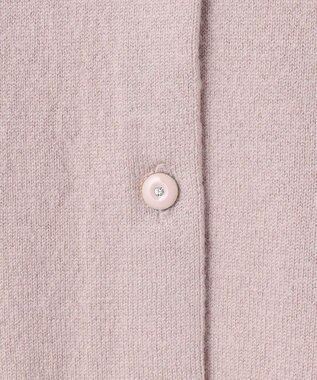 ANY SIS 【洗える】ウールブレンド カーディガン ローズグレー