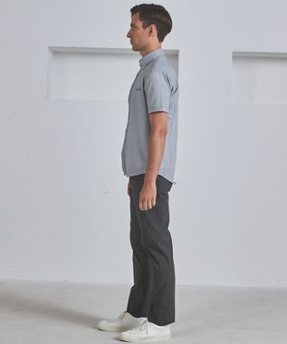 GOTAIRIKU 仕事で着られる 冷んやり綿パン【接触冷感/ストレッチ】ストレッチサマーポプリン グレー系