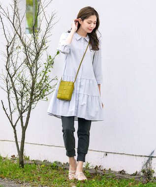 Tiaclasse L 【日本製・洗える】ロイカジョガーパンツ グレイッシュカーキ