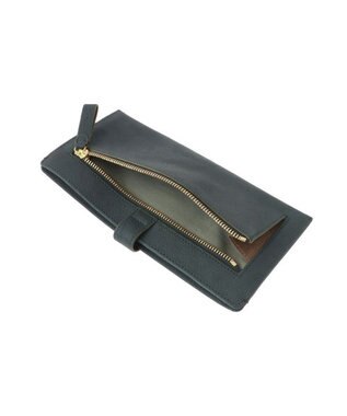 genten フレスコ 薄束入れ財布 グリーン