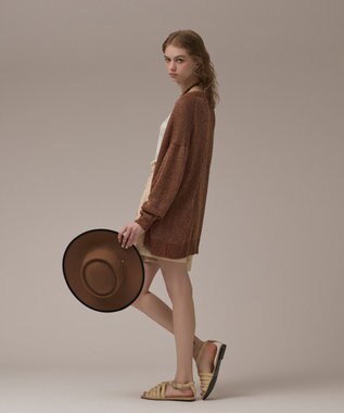 GRACE CONTINENTAL リーフジャガードショートパンツ ベージュ