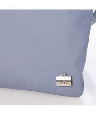 LA BAGAGERIE モノグラムデイリースマホポシェット ブルー
