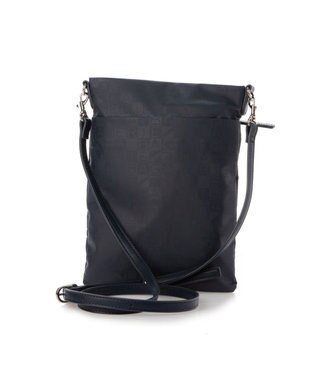 LA BAGAGERIE モノグラムデイリースマホポシェット ネイビー