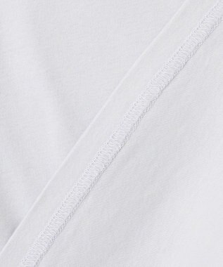 Feroux メッセージプリント・ロングスリーブTシャツ スカイブルー系