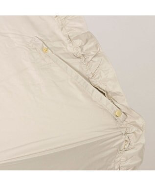 UNBILLION カシュネ cachenez / PUビッグフリルトップレス2段折りたたみ傘 ベージュ