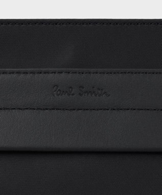 Paul Smith ナイロンブライトストライプトリム ショルダーバッグ ブラック