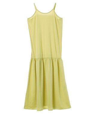 Green Parks ＳＥＴ２点　ニットチュニック＋キャミワンピース Lime Green