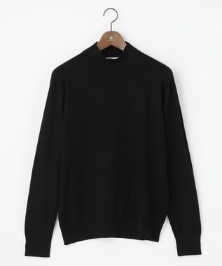 JOSEPH ABBOUD 【キングサイズ・チクチクしない/イージーケア/3シーズン対応/サスティナブル】SNOWY モックネックニット ブラック系