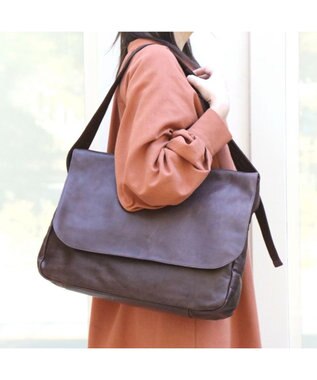 Regalo Felice 【A4サイズ対応】ショルダー横 / REGALO DBR(ダークブラウン)