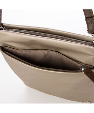 LA BAGAGERIE モノグラムデイリースマホポシェット ゴールド