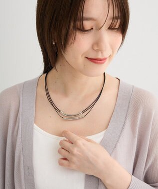 Green Parks スライドビーズコードネックレス