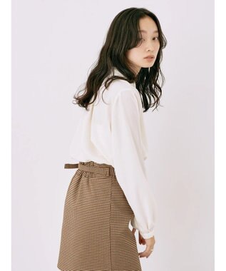 earth music&ecology ２ＷＡＹフリルブラウス Ivory