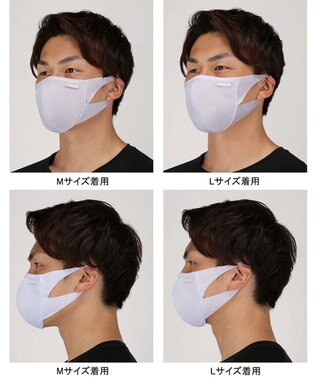 CW-X 【UNISEX】スポーツマスク　息がしやすい３D設計　フィットしやすいノーズワイヤー　メッシュ　/ワコール　HYR701 グレー