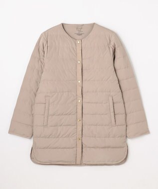 ANY フレンチダウンロングコート モカ