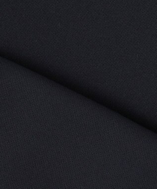 組曲 S 【KUMIKYOKU NAVY】コンフォータブルドレープ 襟付きブラウス ネイビー系