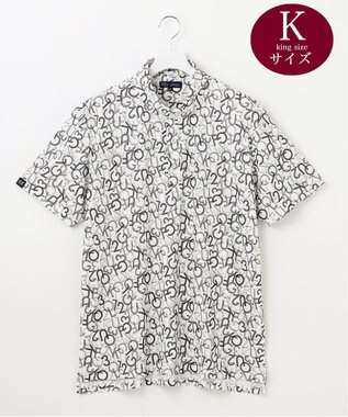  【MEN/キングサイズ】【吸水速乾】MOVEロゴ 半袖ポロシャツ