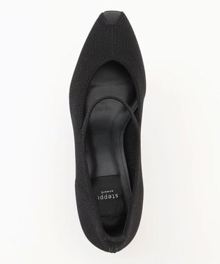 steppi 【洗える/撥水】オープントゥ パンプス ブラック