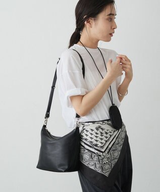 russet ソフトレザーシンプルショルダーバッグ(CE-1328-WEB) Black2