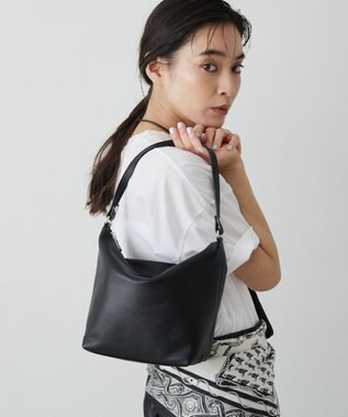 russet ソフトレザーシンプルショルダーバッグ(CE-1328-WEB) Black2