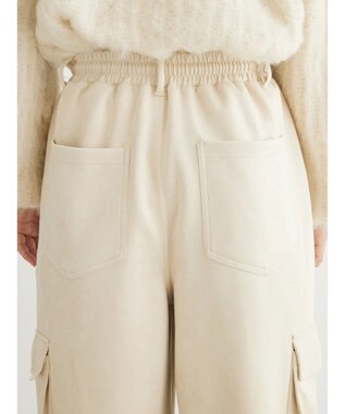 Green Parks ・ＳＵＧＡＲ　ＳＰＯＯＮ　スエードポンチカーゴパンツ Ivory