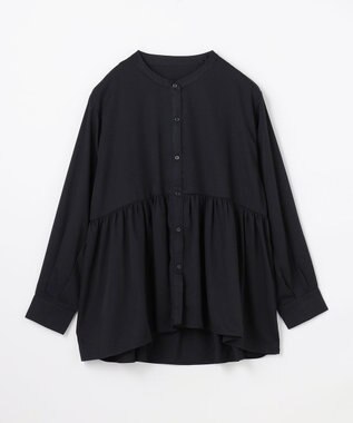 ANY エニィファンクションペプラムブラウス スレート