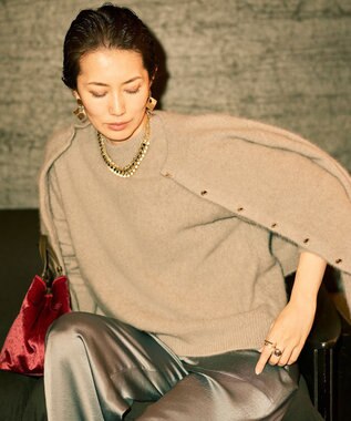 【SHIHOさん着用】ヘアリーフォックスプルオーバー ニット