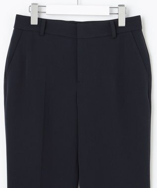 J.PRESS LADIES 【洗える】セラテリーダブルクロス テーパード パンツ ネイビー系