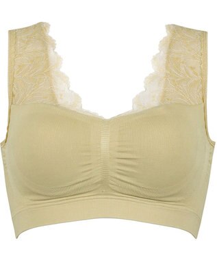 Wing ノンワイヤーブラ バストの脇流れを防ぐ 就寝中も日中のくつろぎタイムも 【ナイトアップブラ ルーム】 ブラジャー ナイトブラ KB3511 ウイング／ワコール サンドベージュ