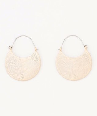 自由区 スワール ピアス マットゴールド