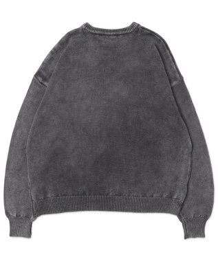 WEGO ヴィンテージウォッシュニットプルオーバー スミクロ
