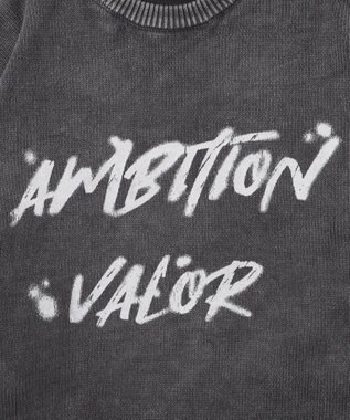 WEGO ヴィンテージウォッシュニットプルオーバー スミクロ