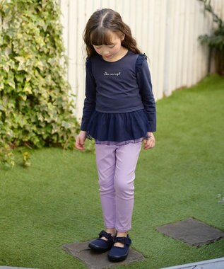 ANY KIDS 7days ドリームストレッチ パンツ ラベンダー