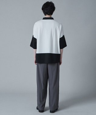 WEGO ドルマンポンチハーフジップT（S） ブラック