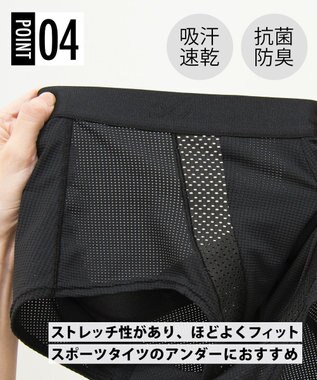 CW-X 【MEN】スポーツショーツ　ローライズ　吸汗速乾　/ワコール　HSO550 ブラック