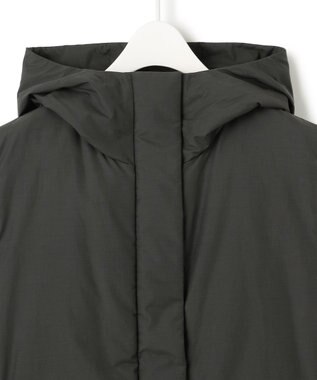 ICB 【撥水加工】ADSダウン フーデット ベスト チャコールグレー系