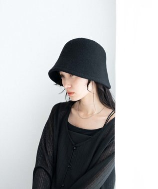 WEGO フェルトクローシュハット ブラック