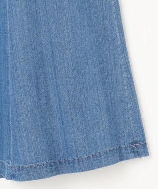 J.PRESS LADIES 【洗える】5ozバージラコンパクト スカート ダルブルー系